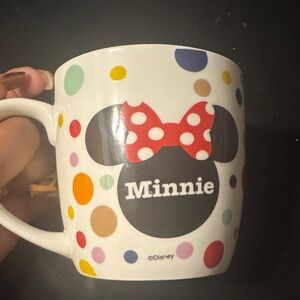 Disney Minnie Mouse Colorful Polka Dot Mug
